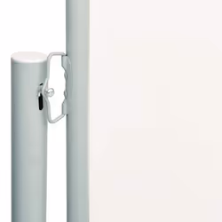 vidaXL Retractable Side Awning Garden Privacy Screen Balcony Outdoor Screen - cream, 200 x 600 cm - Additional view 2