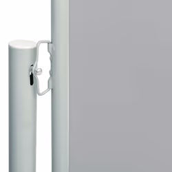 vidaXL Retractable Side Awning Garden Privacy Screen Balcony Outdoor Screen - grey, 200 x 600 cm - Additional view 2