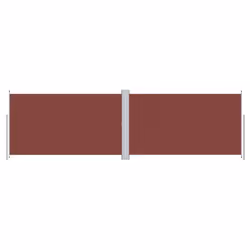 vidaXL Retractable Side Awning Garden Privacy Screen Multi Colours Multi Sizes - brown, 160 x 600 cm