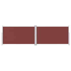 vidaXL Retractable Side Awning Garden Privacy Screen Multi Colours Multi Sizes - brown, 160 x 600 cm