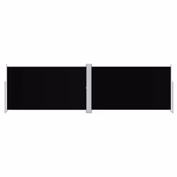 vidaXL Retractable Side Awning Garden Privacy Screen Multi Colours Multi Sizes - black, 180 x 600 cm - Additional view 2