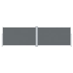 vidaXL Retractable Side Awning Garden Privacy Screen Multi Colours Multi Sizes - anthracite, 180 x 600 cm