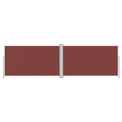 vidaXL Retractable Side Awning Garden Privacy Screen Multi Colours Multi Sizes - brown, 180 x 600 cm