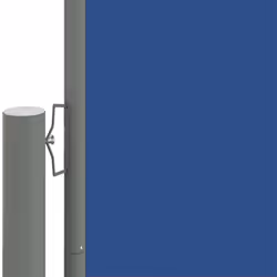 vidaXL Retractable Side Awning Garden Privacy Screen Multi Colours Multi Sizes - blue, 180 x 600 cm