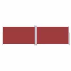 vidaXL Retractable Side Awning Garden Privacy Screen Multi Colours Multi Sizes - red, 180 x 600 cm