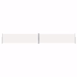 vidaXL Retractable Side Awning Garden Privacy Screen Multi Colours Multi Sizes - cream, 140 x 1000 cm