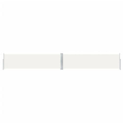 vidaXL Retractable Side Awning Garden Privacy Screen Multi Colours Multi Sizes - cream, 140 x 1000 cm