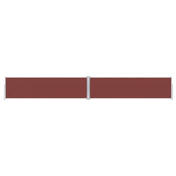 vidaXL Retractable Side Awning Garden Privacy Screen Multi Colours Multi Sizes - brown, 140 x 1000 cm