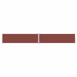 vidaXL Retractable Side Awning Garden Privacy Screen Multi Colours Multi Sizes - brown, 140 x 1000 cm