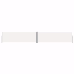 vidaXL Retractable Side Awning Garden Privacy Screen Multi Colours Multi Sizes - cream, 160 x 1000 cm