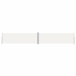 vidaXL Retractable Side Awning Garden Privacy Screen Multi Colours Multi Sizes - cream, 160 x 1000 cm