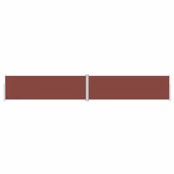 vidaXL Retractable Side Awning Garden Privacy Screen Multi Colours Multi Sizes - brown, 160 x 1000 cm - Additional view 2