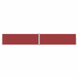 vidaXL Retractable Side Awning Garden Privacy Screen Multi Colours Multi Sizes - red, 160 x 1000 cm