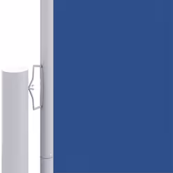 vidaXL Retractable Side Awning Balcony Windscreen Patio Sun Protection Screen - blue, 180 x 1000 cm - Additional view 3