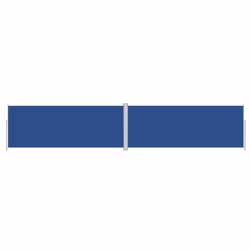 vidaXL Retractable Side Awning Balcony Windscreen Patio Sun Protection Screen - blue, 200 x 1000 cm - Additional view 3