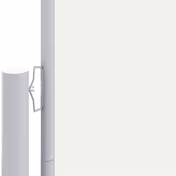 vidaXL Retractable Side Awning Balcony Windscreen Patio Sun Protection Screen - cream, 220 x 1000 cm - Additional view 3