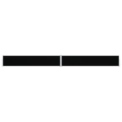 vidaXL Retractable Side Awning Garden Privacy Screen Multi Colours Multi Sizes - black, 117 x 1200 cm