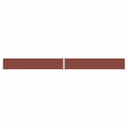 vidaXL Retractable Side Awning Garden Privacy Screen Multi Colours Multi Sizes - brown, 117 x 1200 cm - Additional view 2