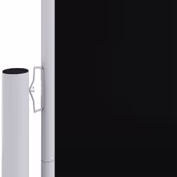 vidaXL Retractable Side Awning Garden Privacy Screen Multi Colours Multi Sizes - black, 180 x 1200 cm