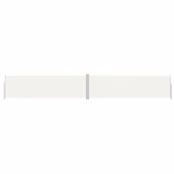 vidaXL Retractable Side Awning Garden Privacy Screen Multi Colours Multi Sizes - cream, 180 x 1200 cm