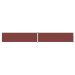 vidaXL Retractable Side Awning Garden Privacy Screen Multi Colours Multi Sizes - brown, 180 x 1200 cm