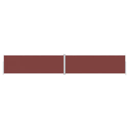 vidaXL Retractable Side Awning Garden Privacy Screen Multi Colours Multi Sizes - brown, 200 x 1200 cm