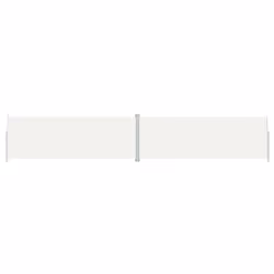 vidaXL Retractable Side Awning Garden Privacy Screen Multi Colours Multi Sizes - cream, 220 x 1200 cm