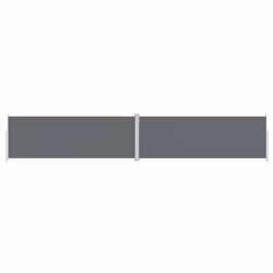 vidaXL Retractable Side Awning Garden Privacy Screen Multi Colours Multi Sizes - anthracite, 220 x 1200 cm