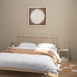 VidaXL 809922 nightstand/bedside table White - Additional view 2