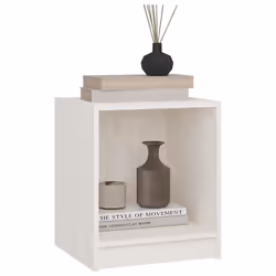 VidaXL 809922 nightstand/bedside table White - Additional view 4