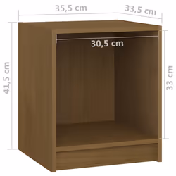VidaXL 809926 nightstand/bedside table Brown - Additional view 7