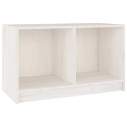 vidaXL Solid Pinewood TV Cabinet TV Stand Stereo Hifi Cabinet Multi Colours - white