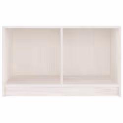 vidaXL Solid Pinewood TV Cabinet TV Stand Stereo Hifi Cabinet Multi Colours - white - Additional view 5