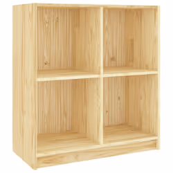 vidaXL Solid Pinewood Sideboard Cupboard Bookcase Book Stand Multi Colours - brown - Additional view 2