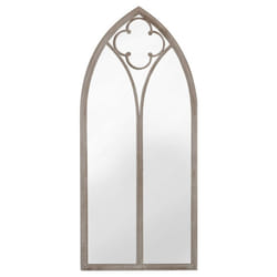 vidaXL Mirror Sand Iron for Indoor Use Wall Mirror Black/Sand 100x45/70x30 cm - sand, 70 x 30 cm