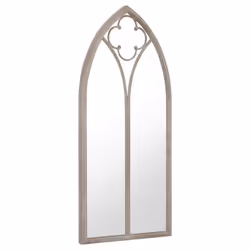 vidaXL Mirror Sand Iron for Indoor Use Wall Mirror Black/Sand 100x45/70x30 cm - sand, 70 x 30 cm