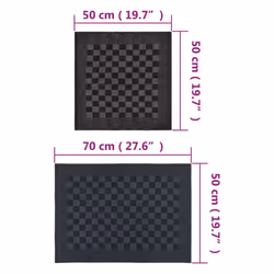vidaXL Towel Set Kitchen Dish Cloth Tea Towel Dish Towels Blue and Cotton - black and grey, 20 pcs - Additional view 11