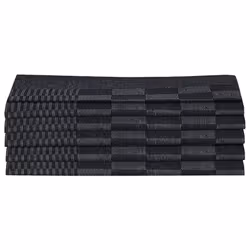 vidaXL Towel Set Kitchen Dish Cloth Tea Towel Dish Towels Blue and Cotton - black and grey, 20 pcs - Additional view 6