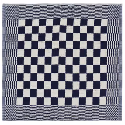 vidaXL Towel Set Kitchen Dish Cloth Tea Towel Dish Towels Blue and Cotton - blue and white, 10 pcs - Additional view 10