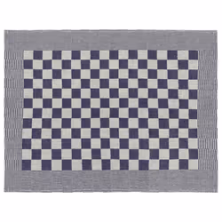 vidaXL Towel Set Kitchen Dish Cloth Tea Towel Dish Towels Blue and Cotton - blue and white, 10 pcs - Additional view 9