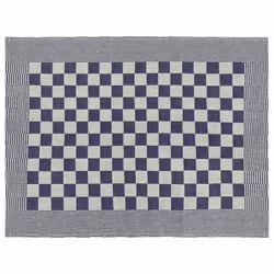 vidaXL Towel Set Kitchen Dish Cloth Tea Towel Dish Towels Blue and Cotton - blue and white, 20 pcs - Additional view 10