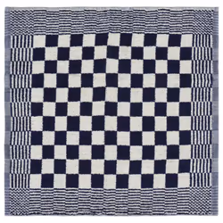vidaXL Towel Set Kitchen Dish Cloth Tea Towel Dish Towels Blue and Cotton - blue and white, 20 pcs