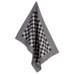 vidaXL Towel Set Kitchen Dish Cloth Tea Towel Dish Towels Blue and Cotton - black and white, 20 pcs - Additional view 4