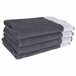 vidaXL Towel Set Kitchen Dish Cloth Tea Towels Dish Towels 12 Piece Cotton - grey - Additional view 7