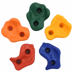 vidaXL 10/20x Climbing Stones Multicolour PE Outdoor Grab Rocks Holding Stones - 30