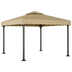 vidaXL Gazebo Taupe 3x3 m Aluminium and Steel Garden Outdoor Party Marquee