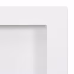vidaXL Shower Niche with 2 Compartments High Gloss White Home Shampoo Shelf - Additional view 4