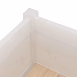 vidaXL 1/2x Solid Pinewood Garden Planter Patio Flower Box Pot Multi Colours - white, 2 - Additional view 5