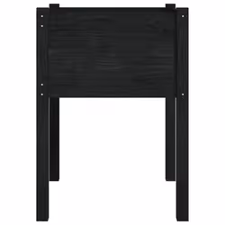 vidaXL 1/2x Solid Pinewood Garden Planter Flower Box Planter Pot Multi Colours - black, 2 - Additional view 4