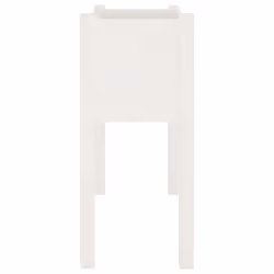 vidaXL 1/2x Solid Pinewood Garden Planter Patio Flower Box Pot Multi Colours - white, 2 - Additional view 6